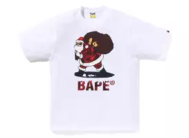 A Bathing Ape Christmas Bape Tee in White xld