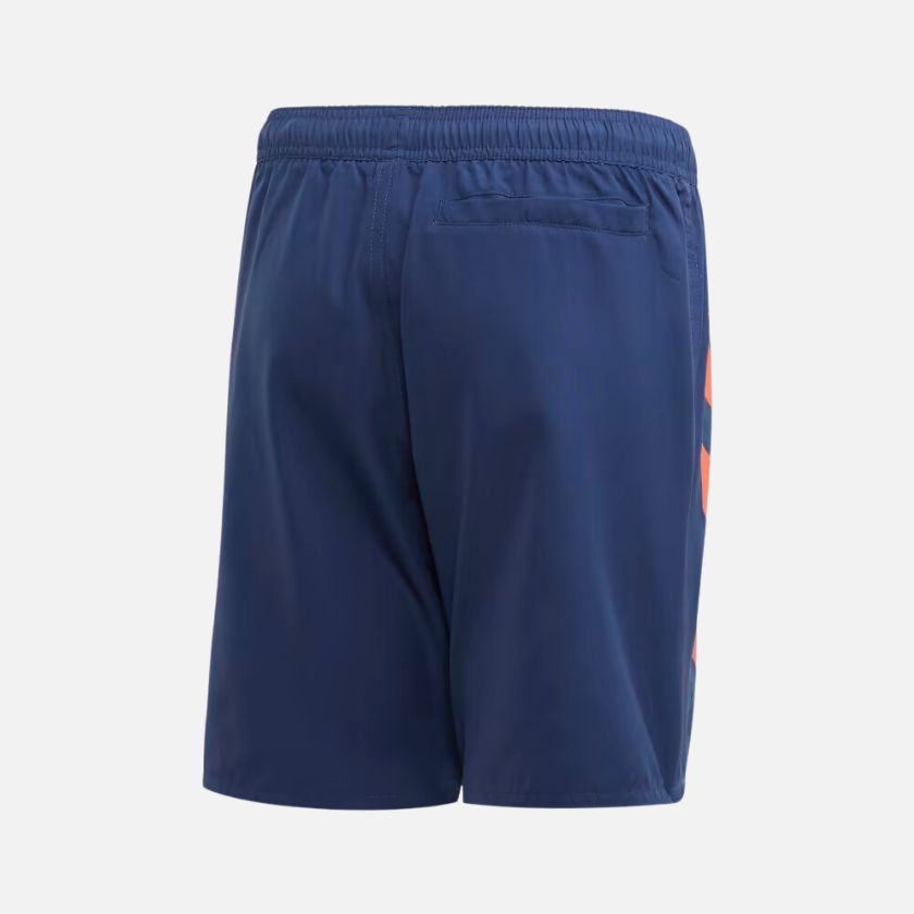 Adidas 3 Stripes Bold Kids Swimming Shorts -Tech Indigo