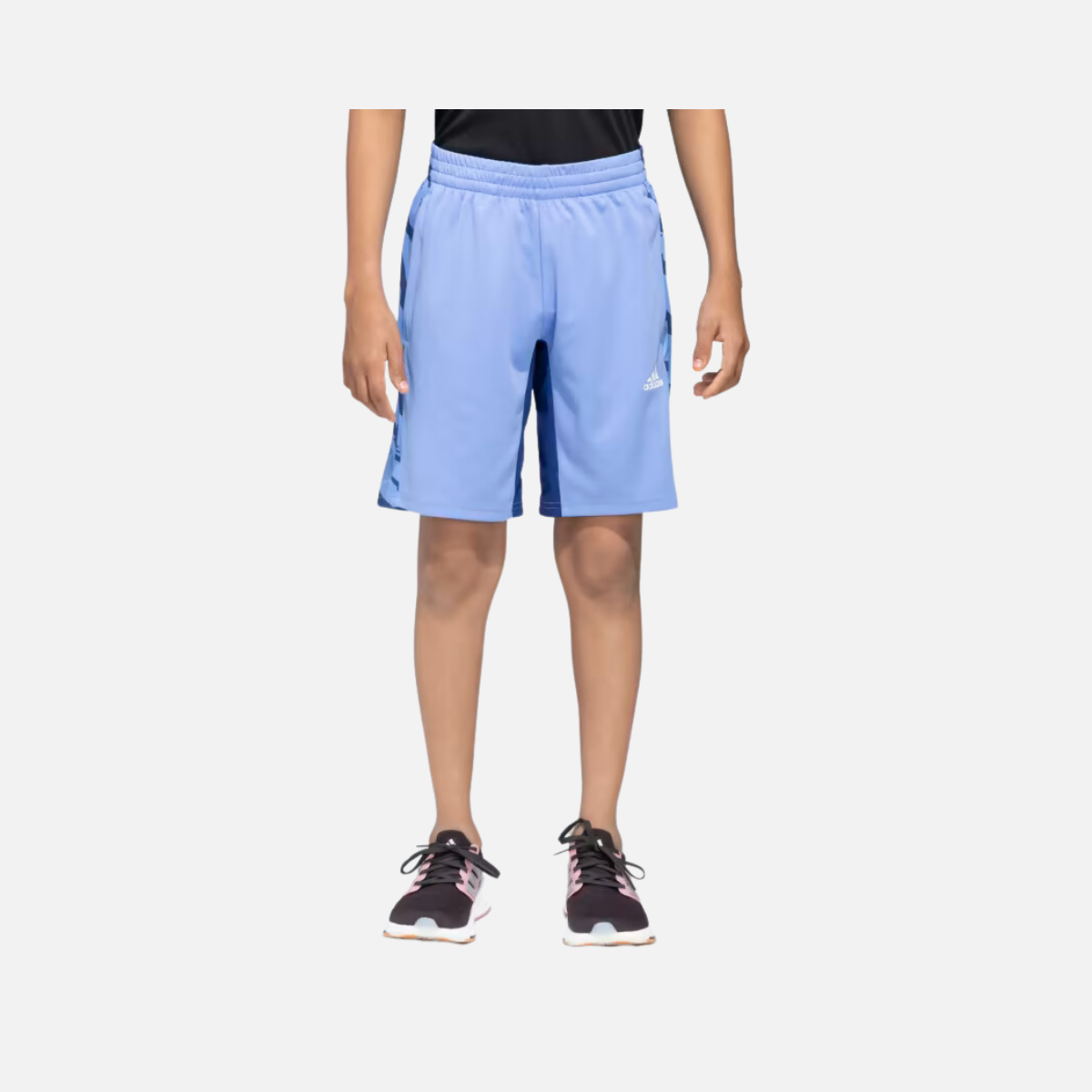 Adidas Boy Camo Graphic CB Kids Shorts (8-16 Year) -Blue Fusion