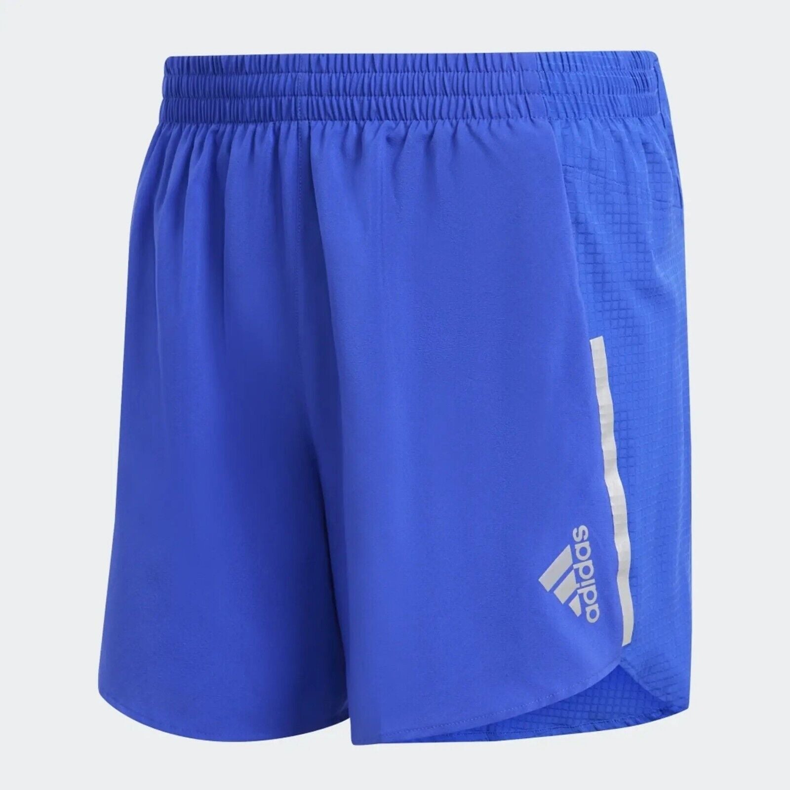 adidas Designed 4 Running Mens Shorts Gym Blue Zip Pocket Reflective