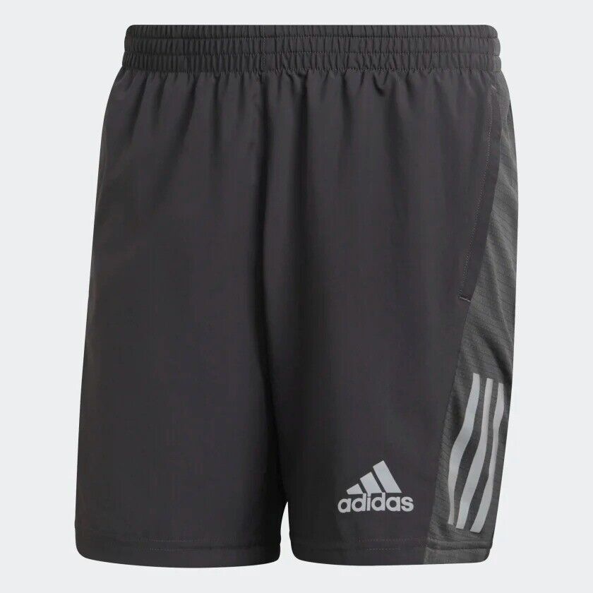 adidas Mens Own The Run Running Shorts Grey