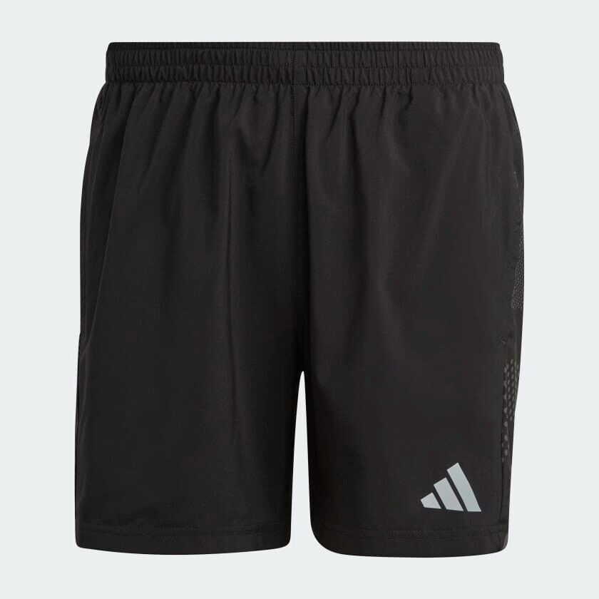 adidas Own The Run Seasonal Running Shorts Mens Fitness Gym Pocket Reflective