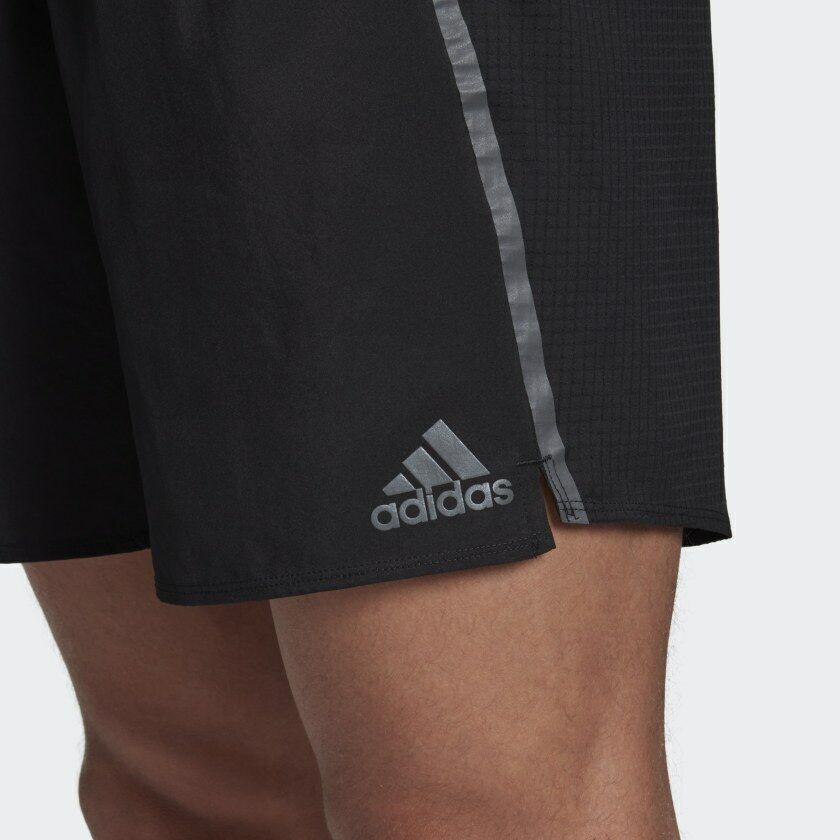 adidas Saturday Running Shorts Mens Sustainable Fitness Phone Pocket Black