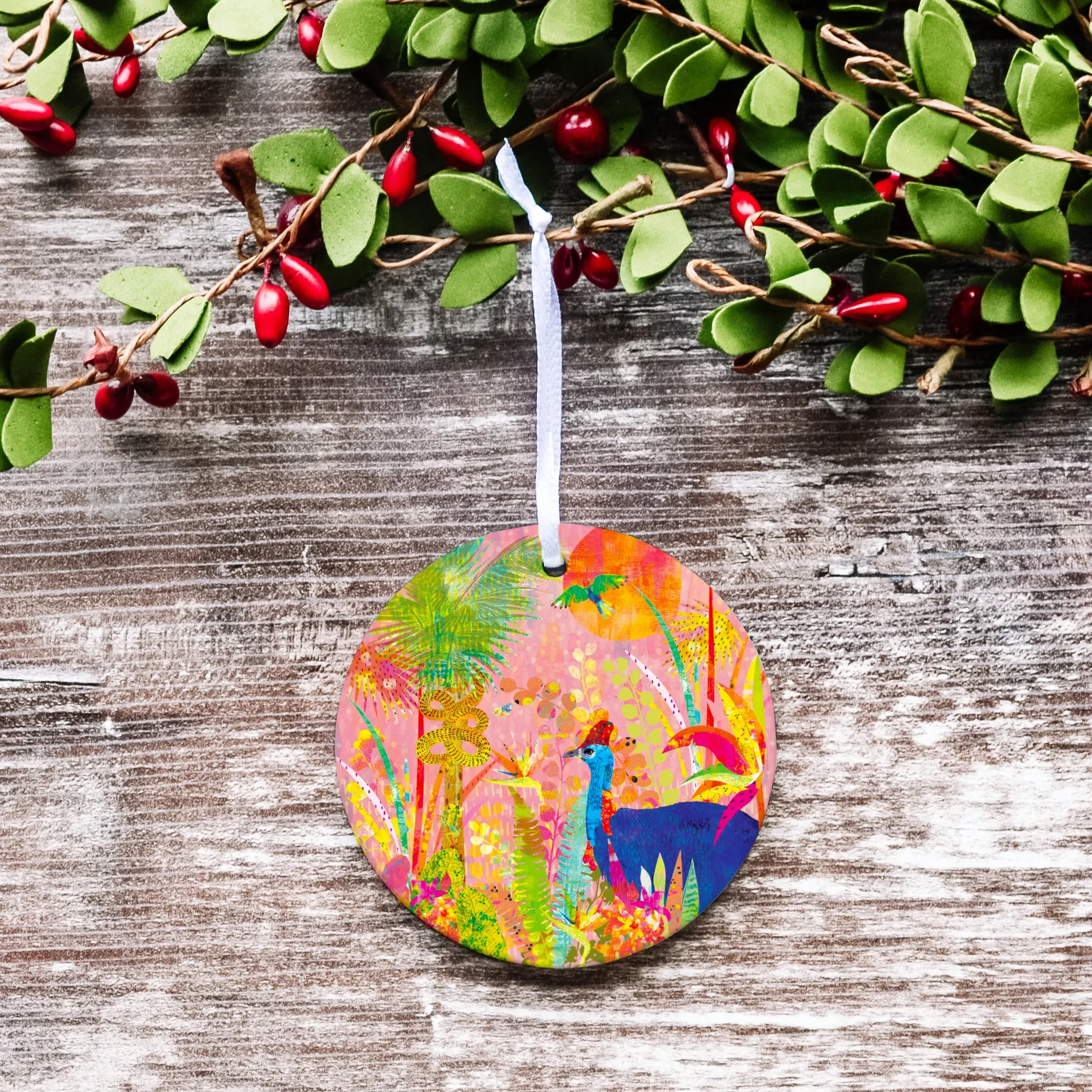 All Good Things Are Wild and Free - Ceramic Ornament