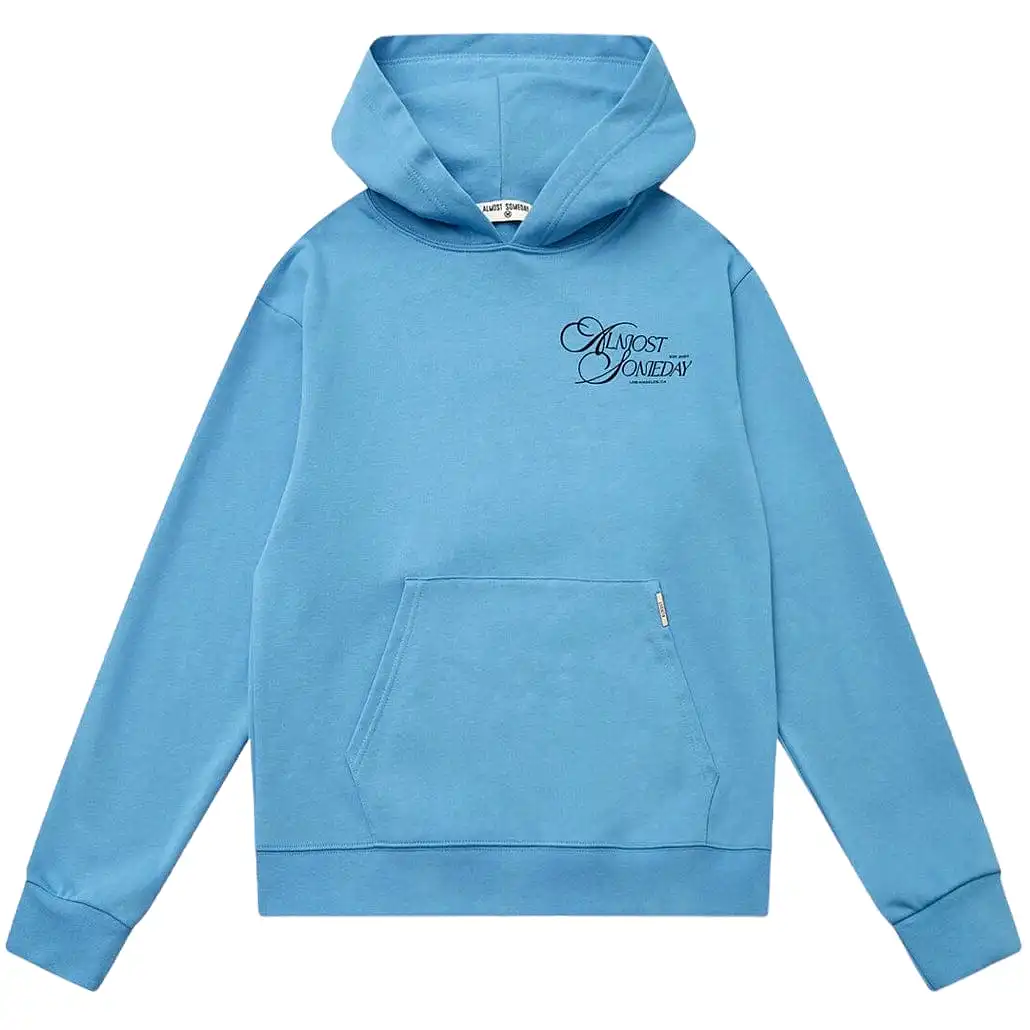 Almost Someday Stairway Hoodie (Baby Blue) C9-94