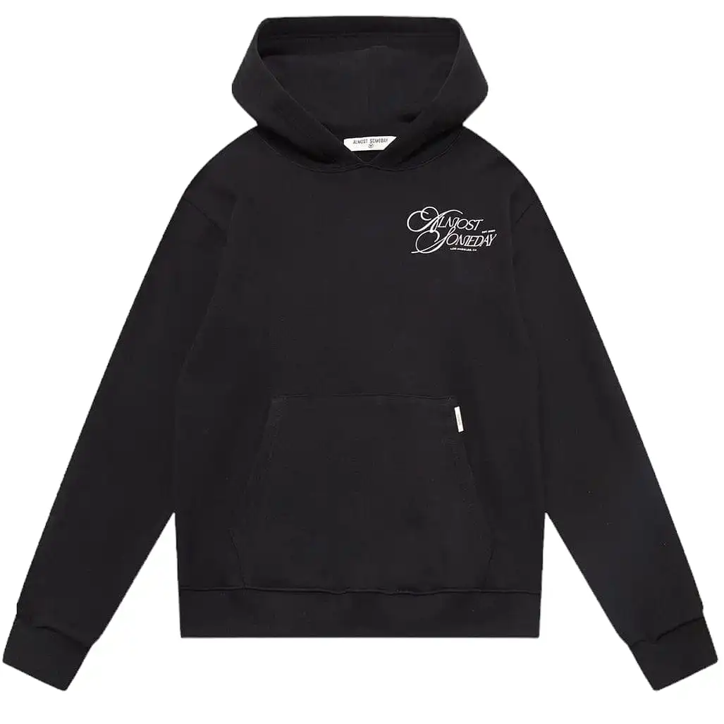 Almost Someday Stairway Hoodie (Black) C9-95