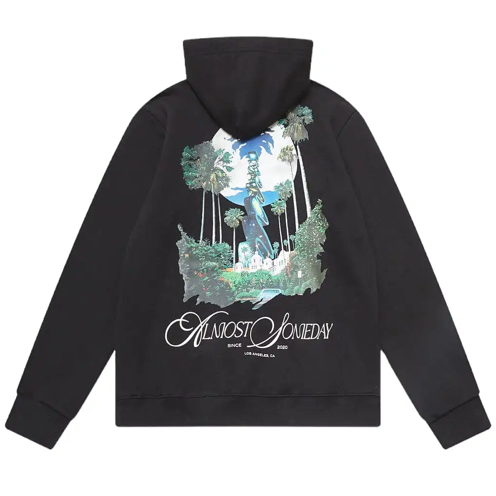 Almost Someday Stairway Hoodie (Black) C9-95