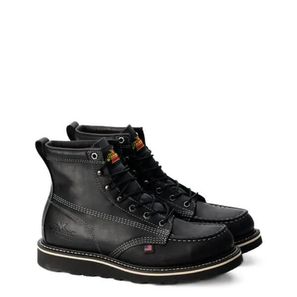 American Heritage - 6 Midnight Series Black Moc Toe (Soft Toe)