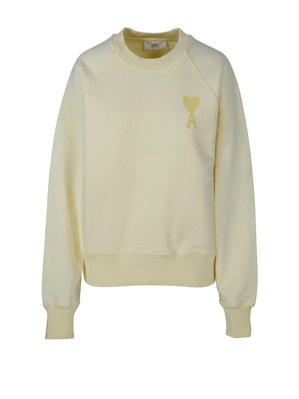 AMI Logo Embroidered Crewneck Sweatshirt