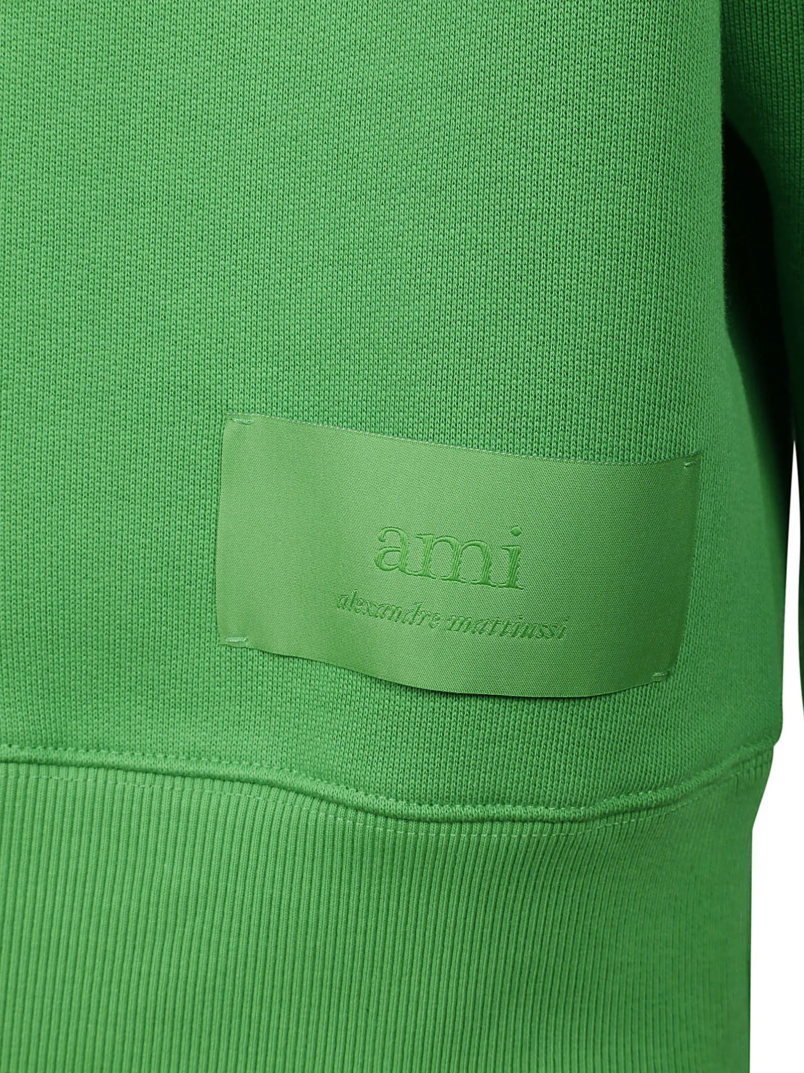 AMI Logo Patch Crewneck Sweatshirt