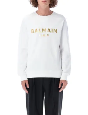 Balmain Logo Printed Crewneck Sweatshirt