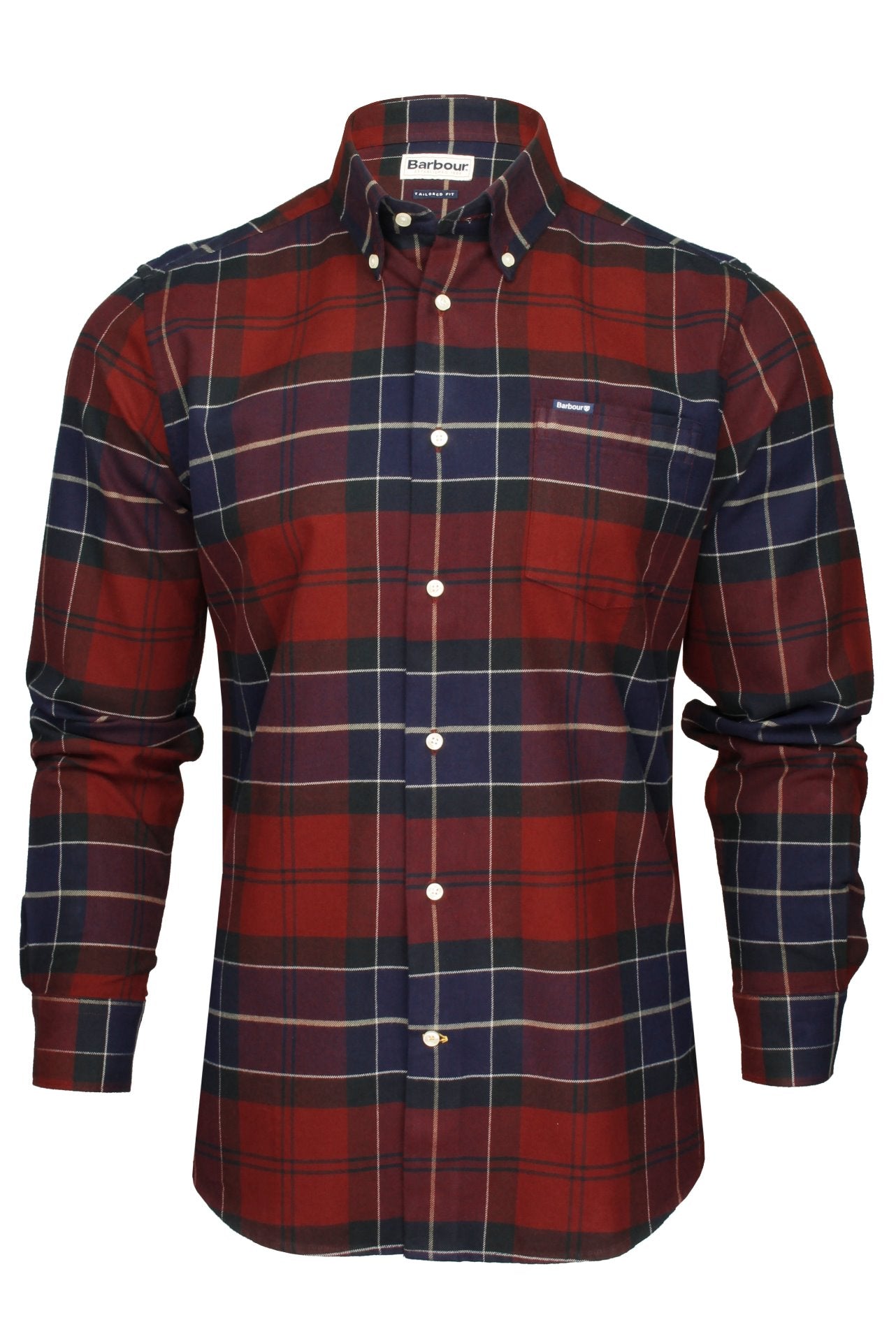 Barbour Mens 'Lutsleigh' Soft Tartan Check Shirt - Long Sleeved