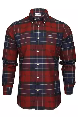 Barbour Mens 'Lutsleigh' Soft Tartan Check Shirt - Long Sleeved