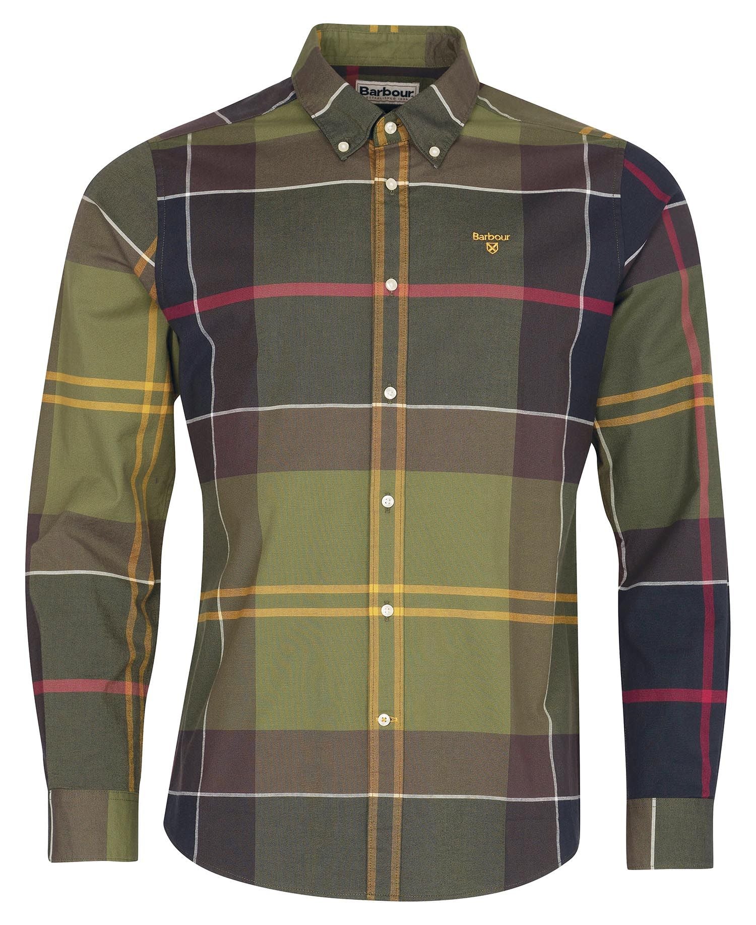 Barbour Mens Sutherland Large Tartan Check Shirt - Long Sleeved