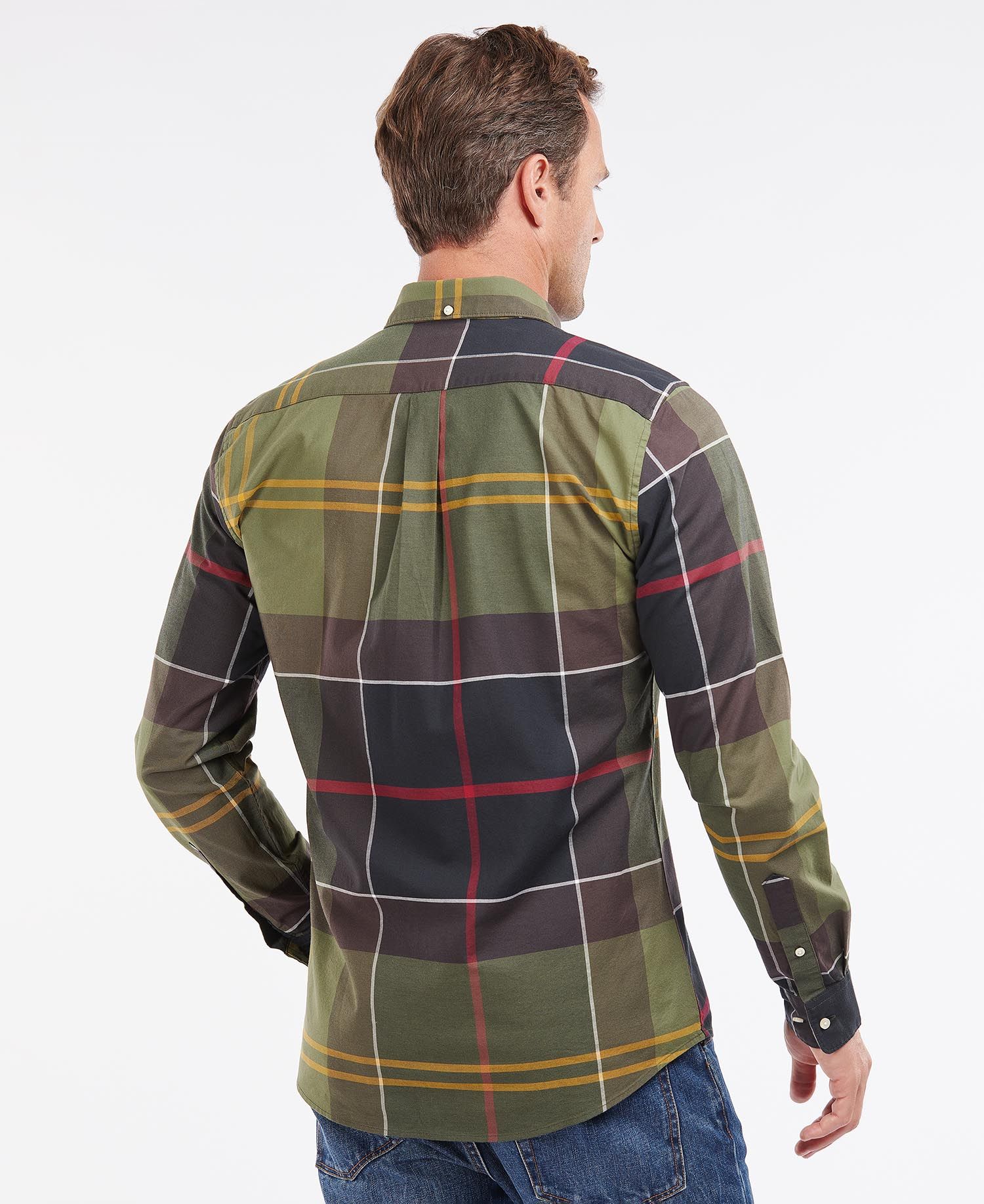 Barbour Mens Sutherland Large Tartan Check Shirt - Long Sleeved