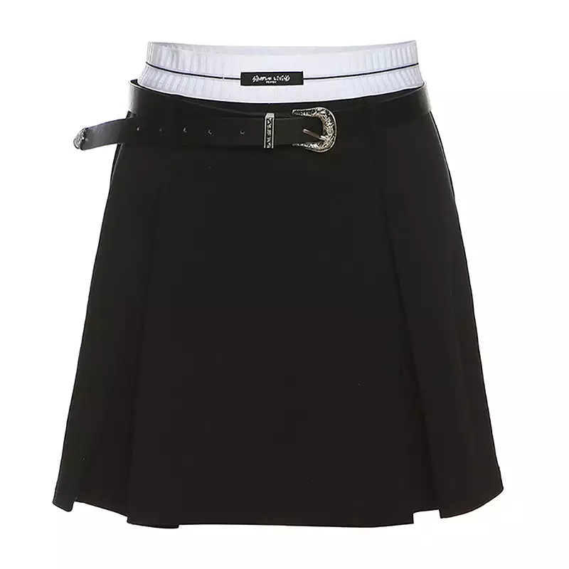 Black Belt Skirt