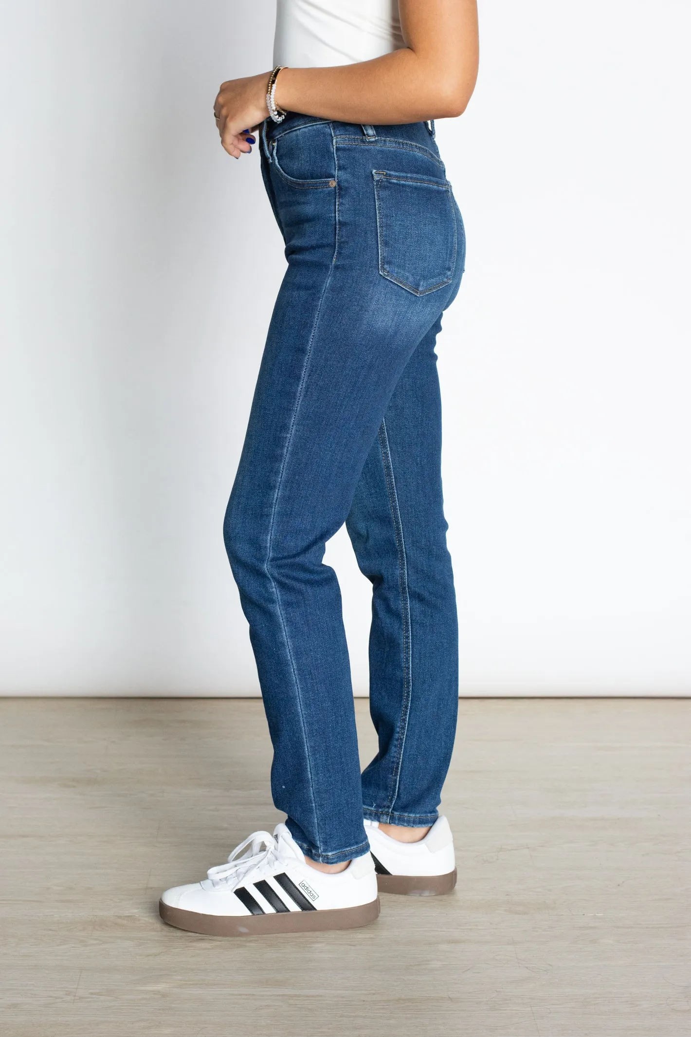 Break Away Dark Wash Slim Straight Denim