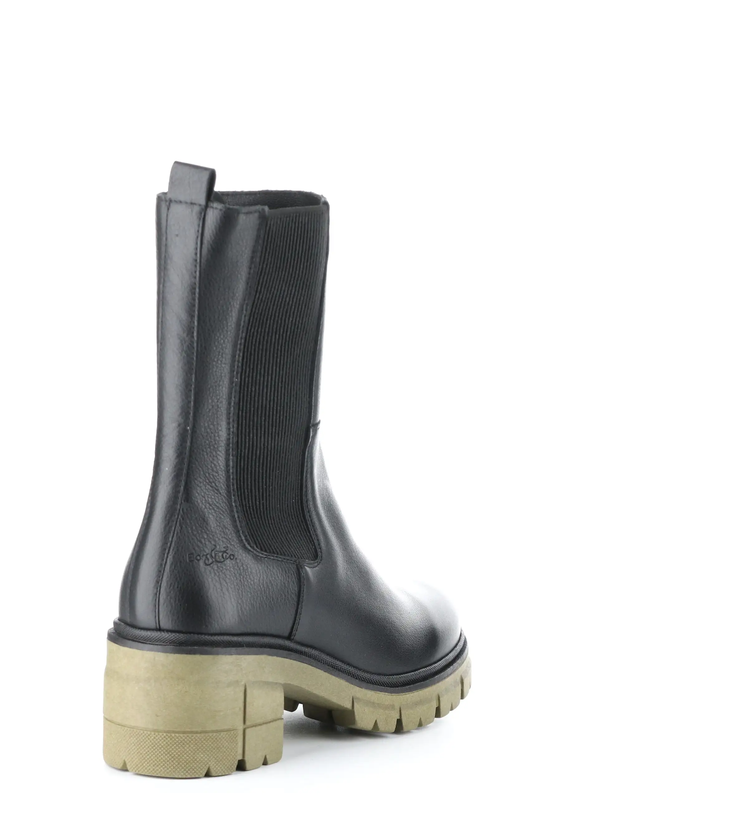 BRUNAS BLACK/KHAKI Elasticated Boots