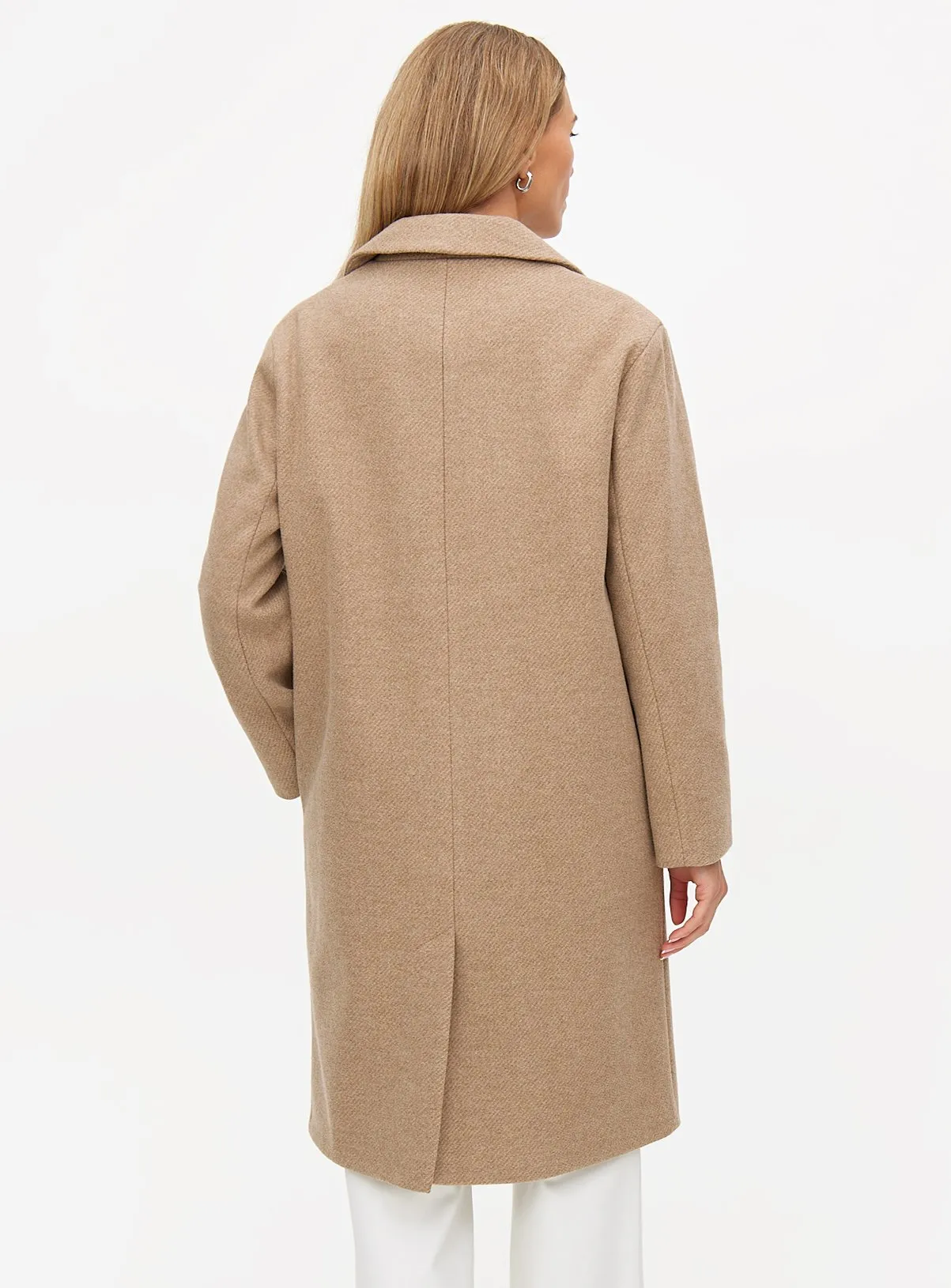 Buy Camel Twill Tailored Coat 24 | Coats | Tu