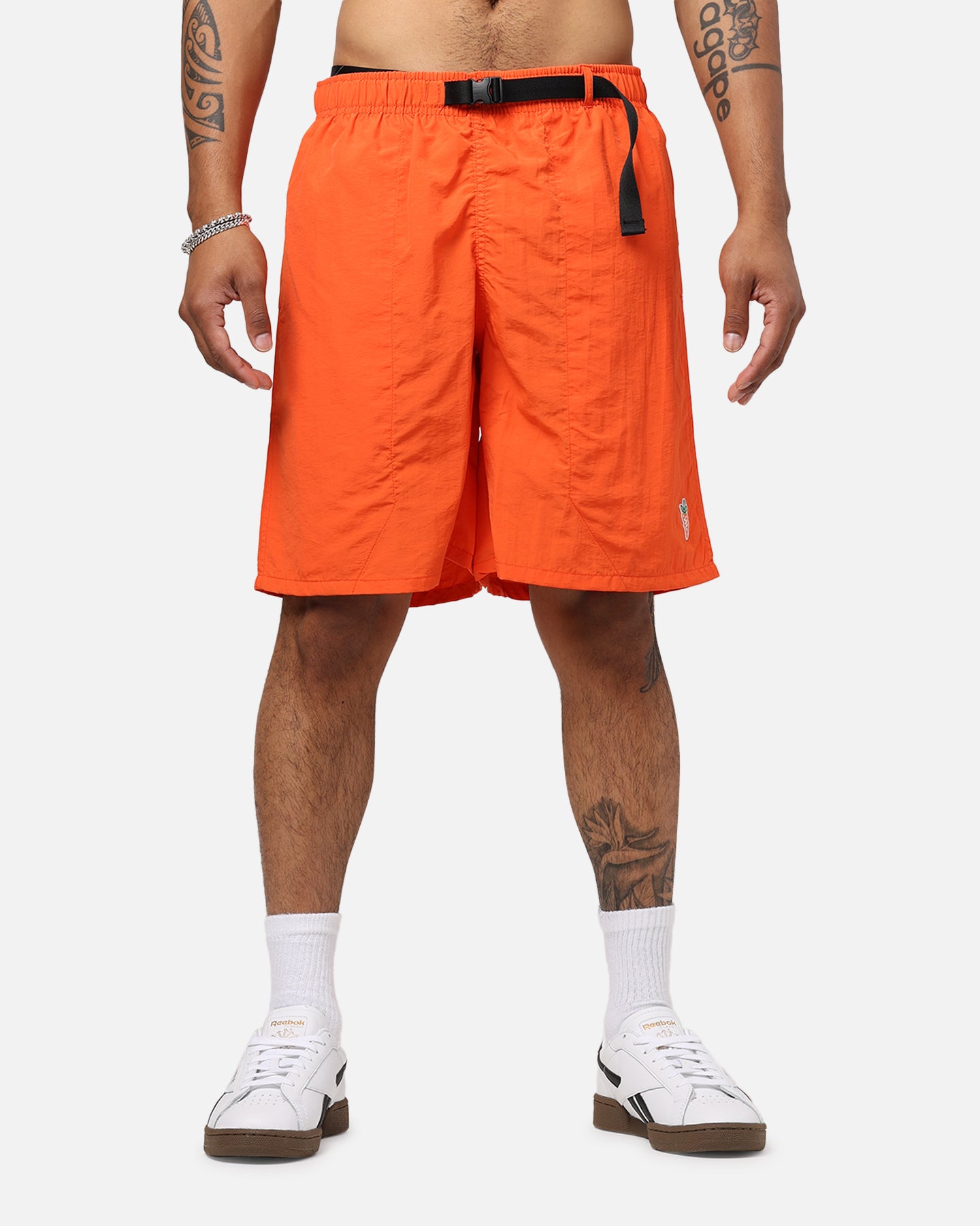 Carrots By Anwar Stem Nylon Shorts Orange