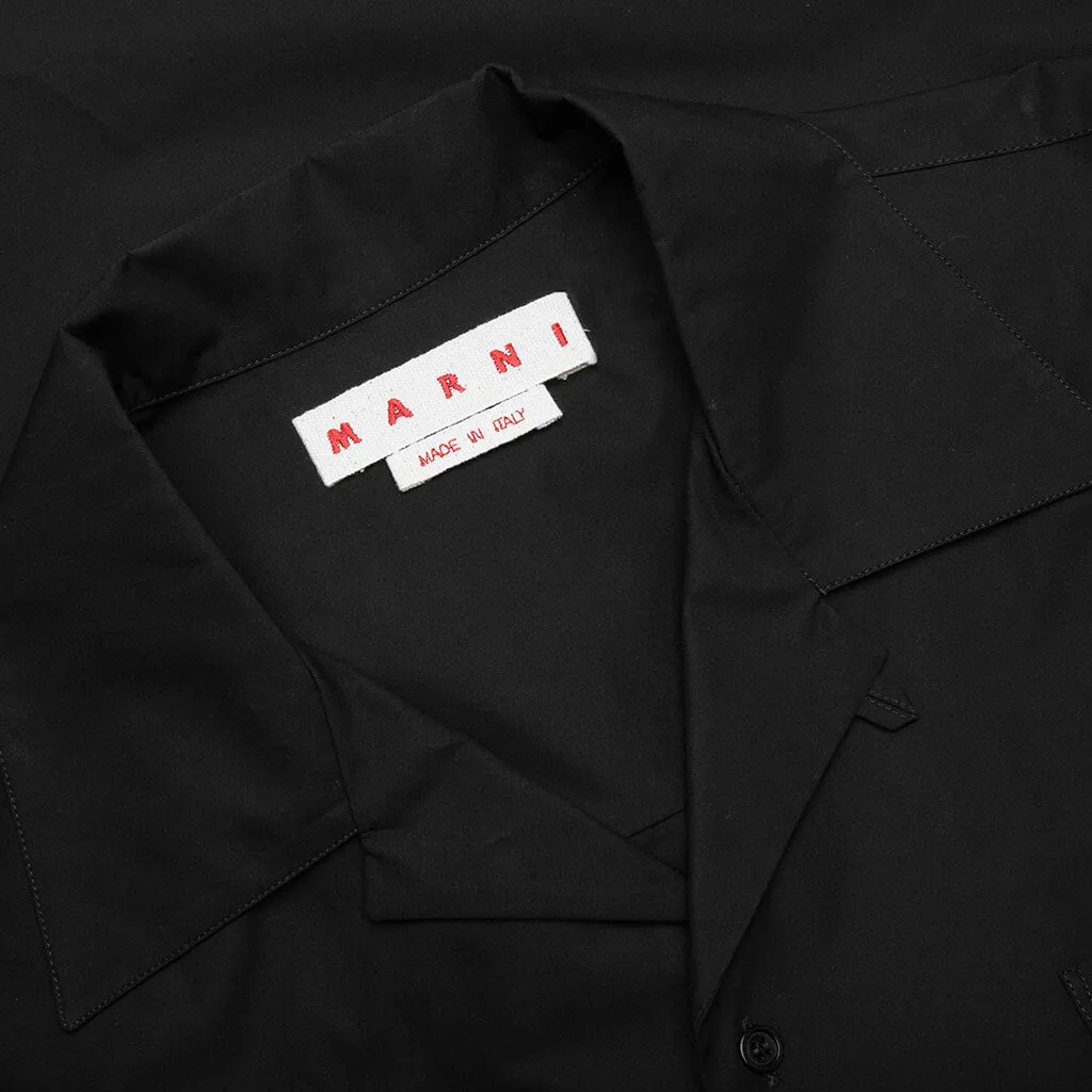 Cuffs Compact Shirt - Black