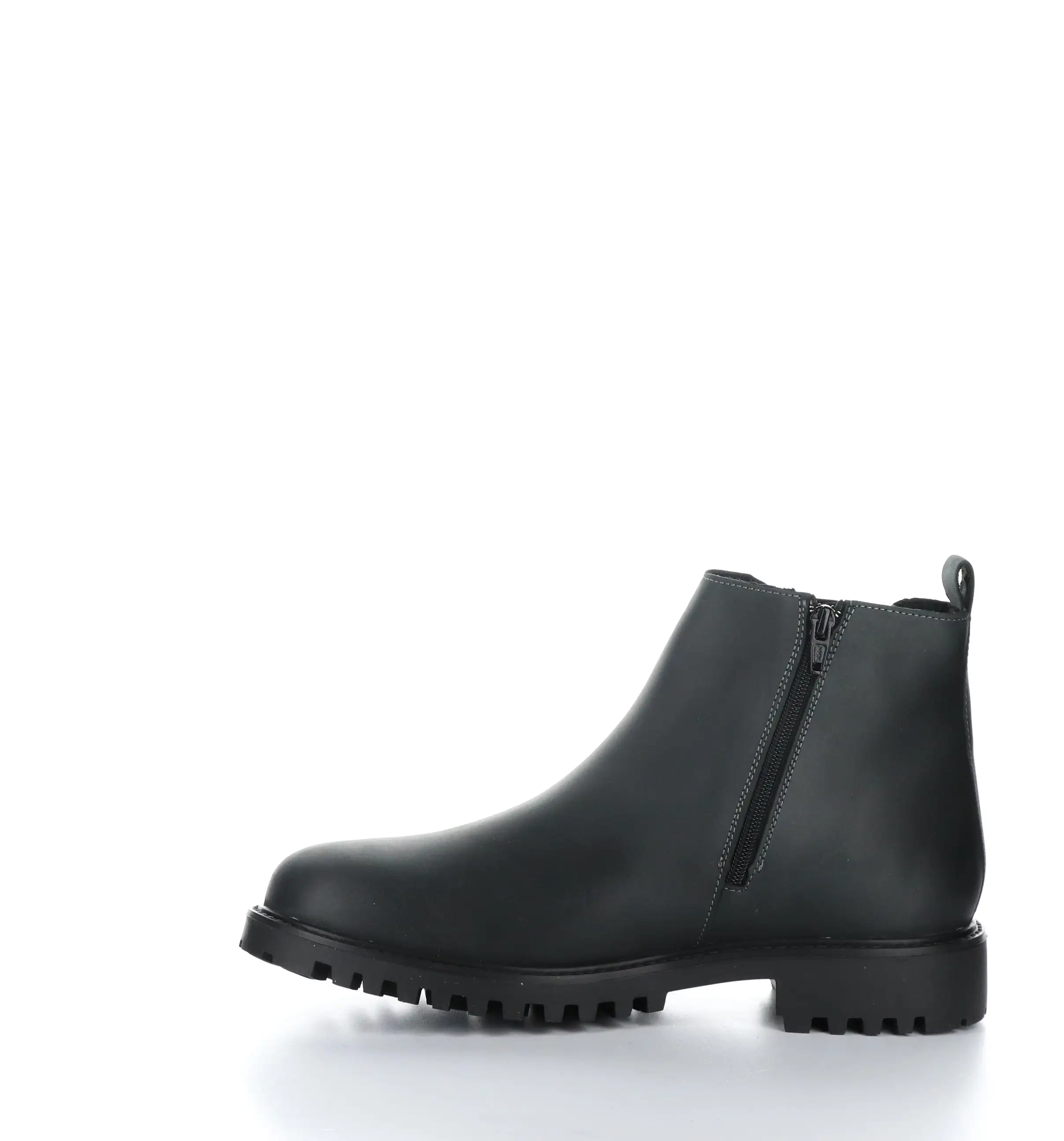 DAX Black Zip Up Ankle Boots