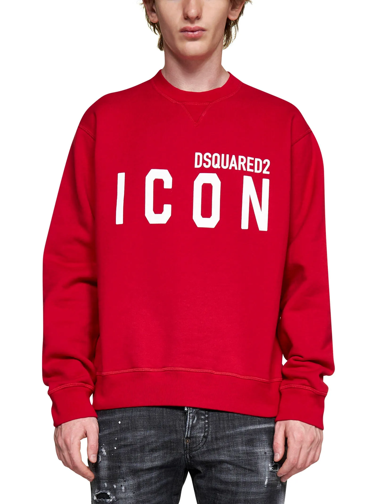 Dsquared2 Logo Printed Crewneck Sweatshirt