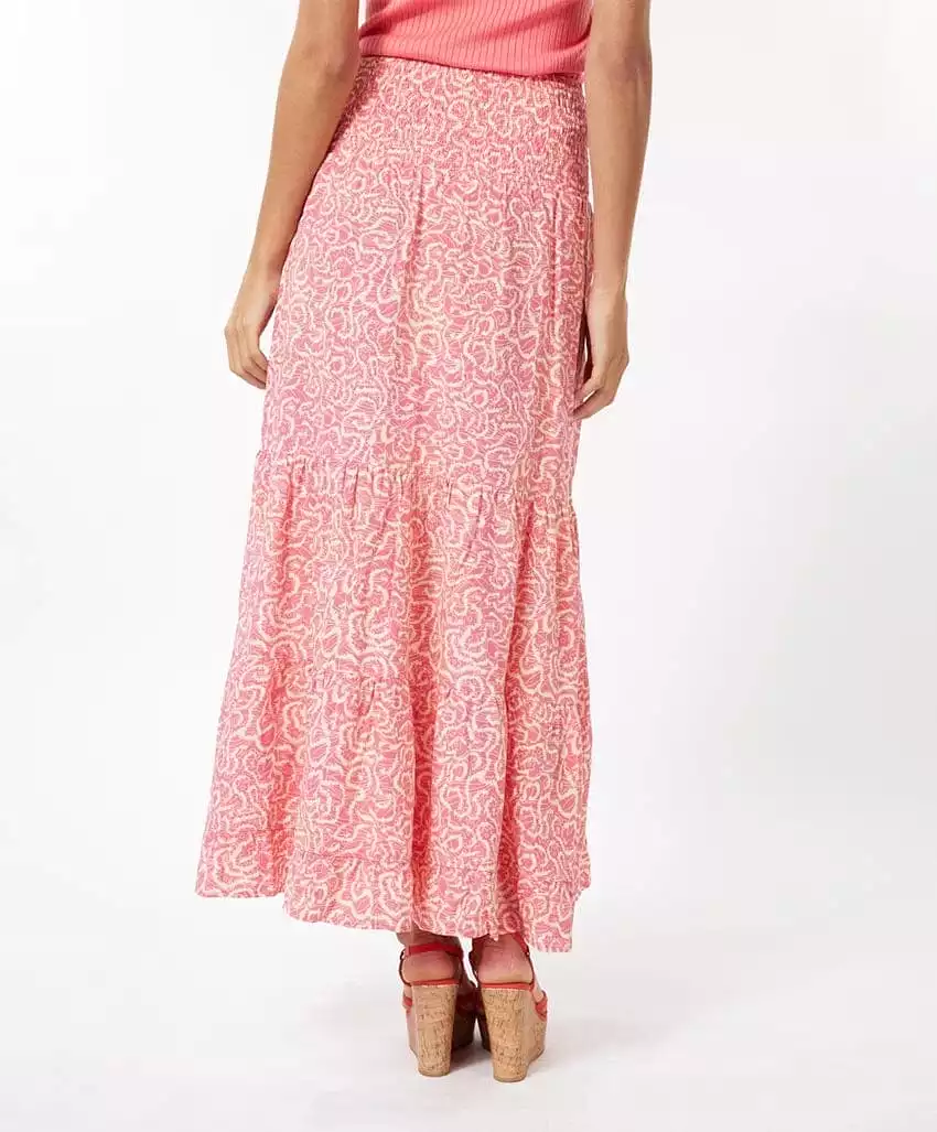 Esqualo Long Skirt Vacay Print - HS2314219