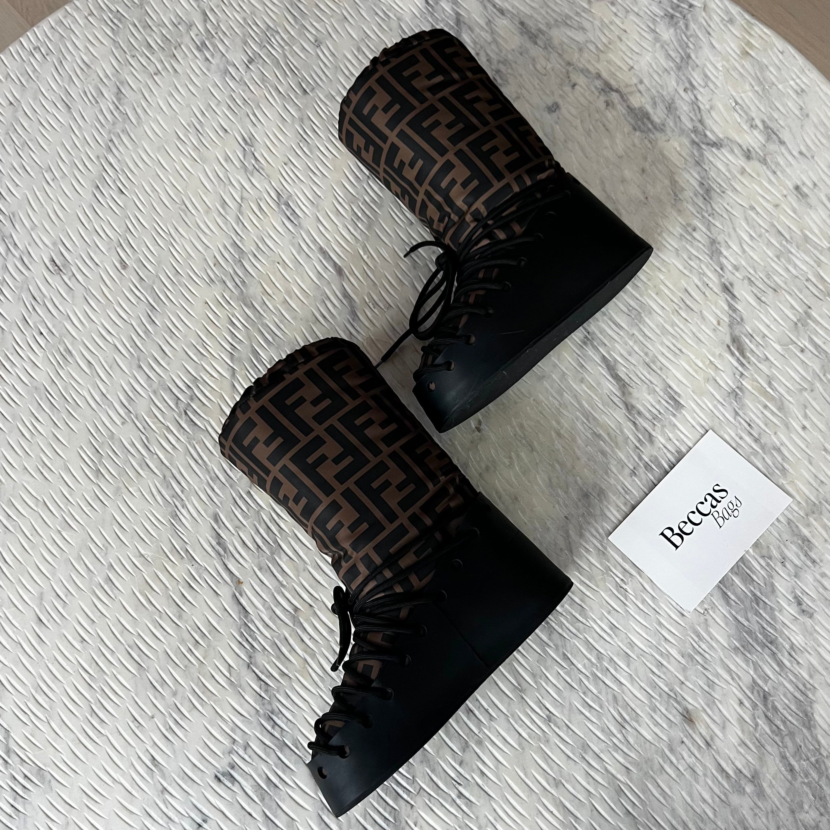 Fendi FF Snow Moon Boots