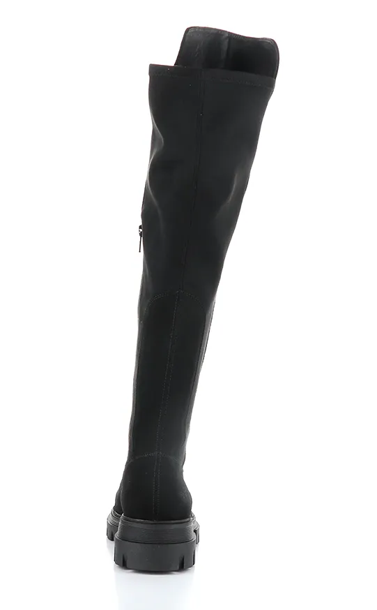 FIFTH Suede Black Elasticated Boots