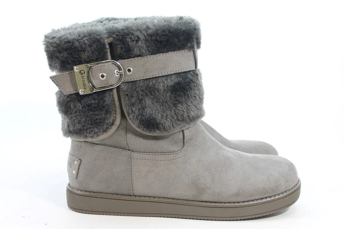 G By Guess Aussie Women's Grey Boots 8M(ZAP19437)