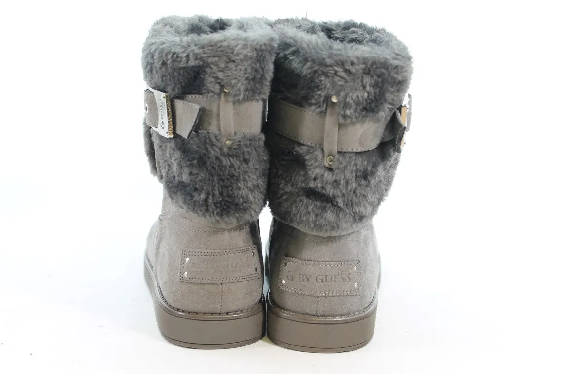 G By Guess Aussie Women's Grey Boots 8M(ZAP19437)