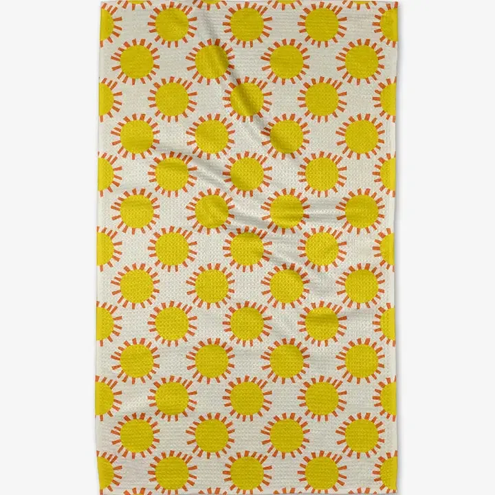 Geometry Tea Towels, Sunny Day