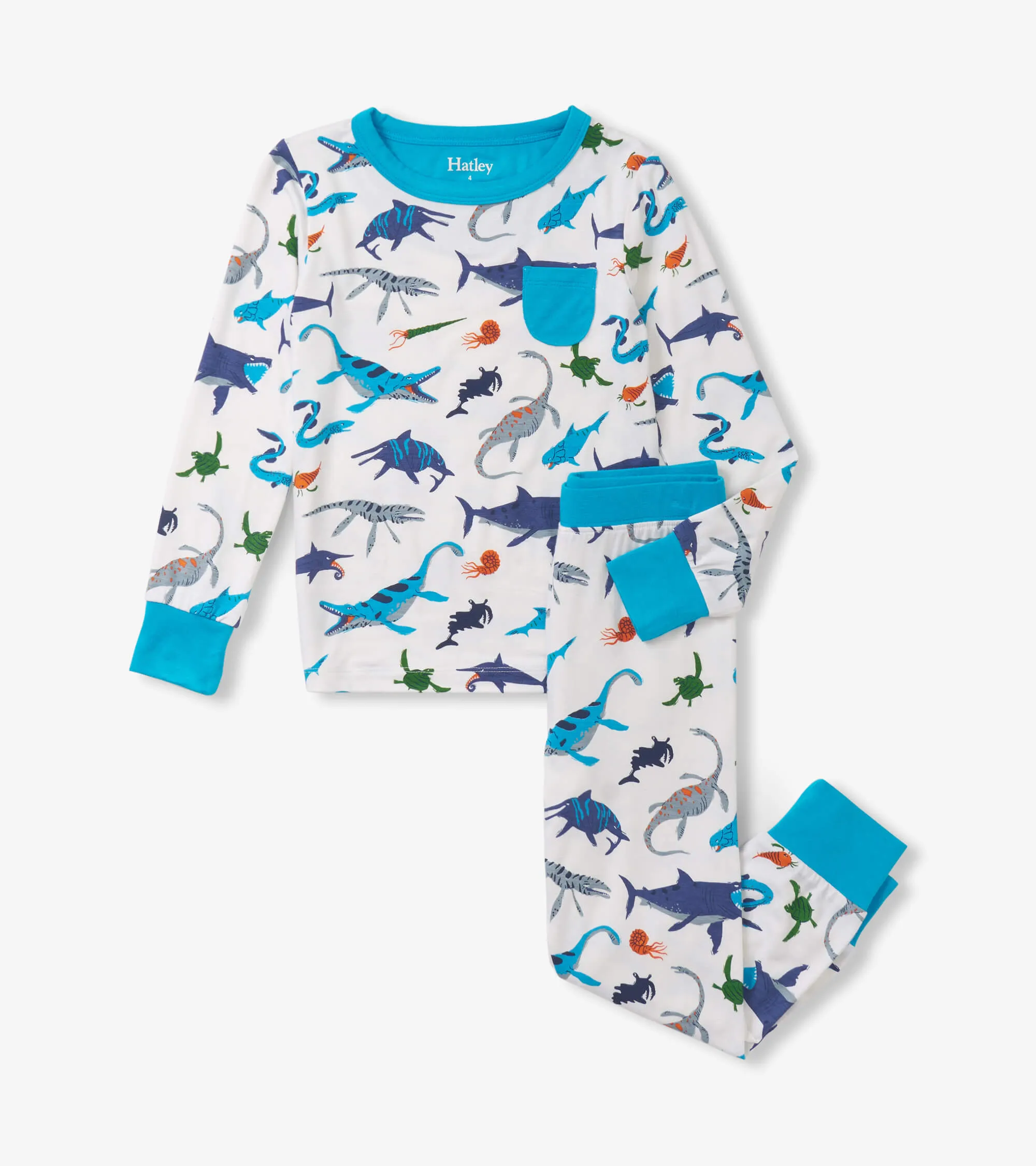 Hatley Prehistoric Marine Bamboo Pyjamas