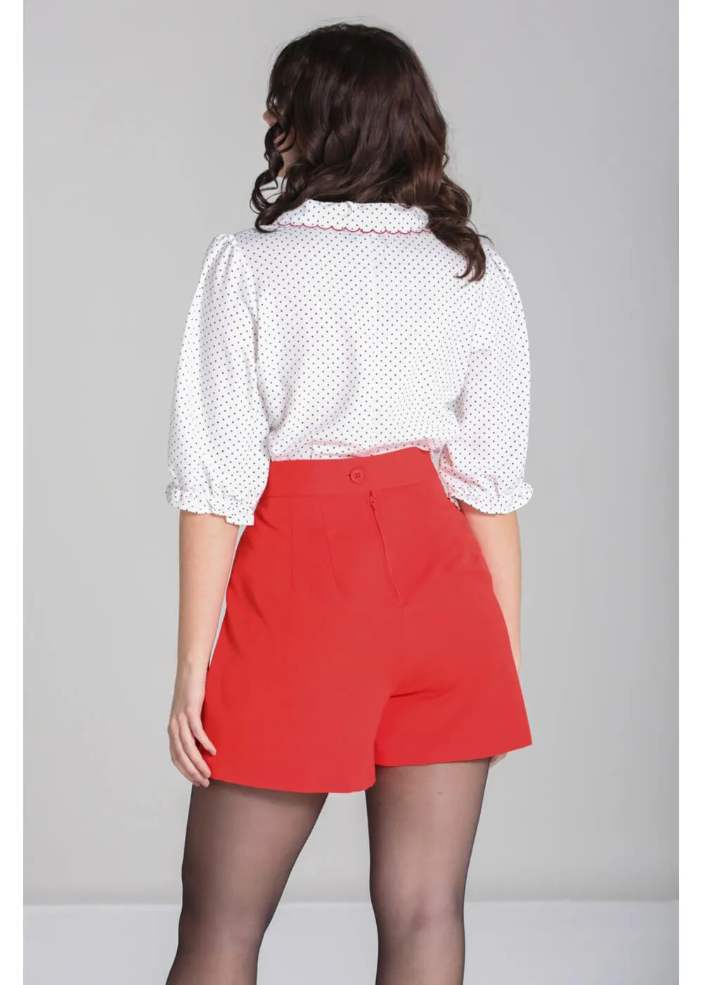 Hell Bunny Cooper 60's Skorts Red