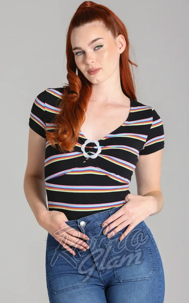 Hell Bunny Lyla Striped Top