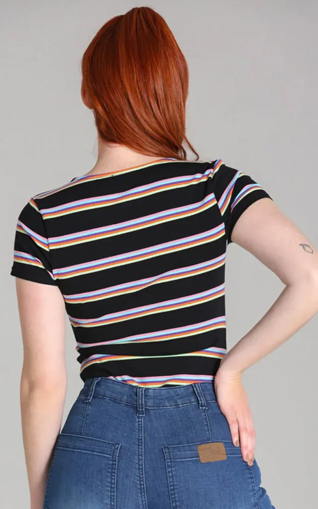 Hell Bunny Lyla Striped Top