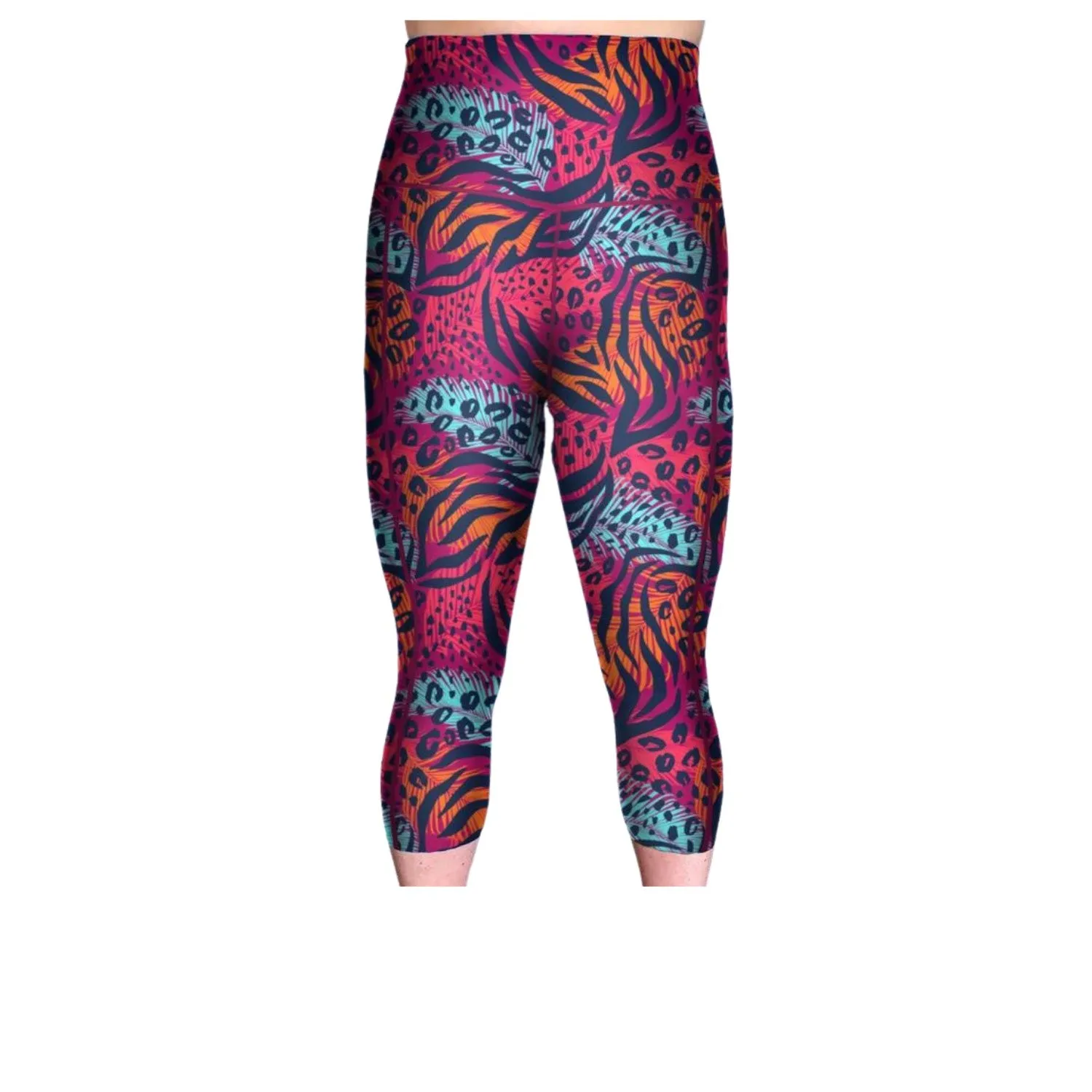 HI Capri Gym leggings- Autumn Safari