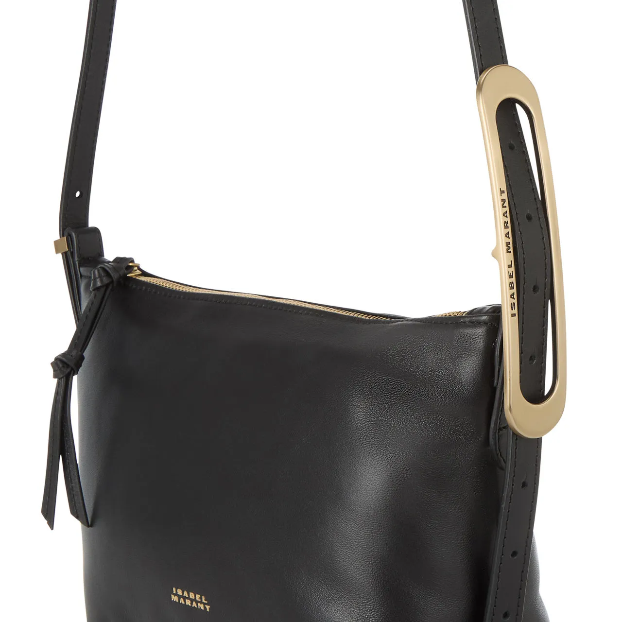 ISABEL MARANT Leyden Mini Crossbody Bag - Black