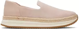 Jocelyn Espadrille Sneaker - Ballet Pink Suede/Leather