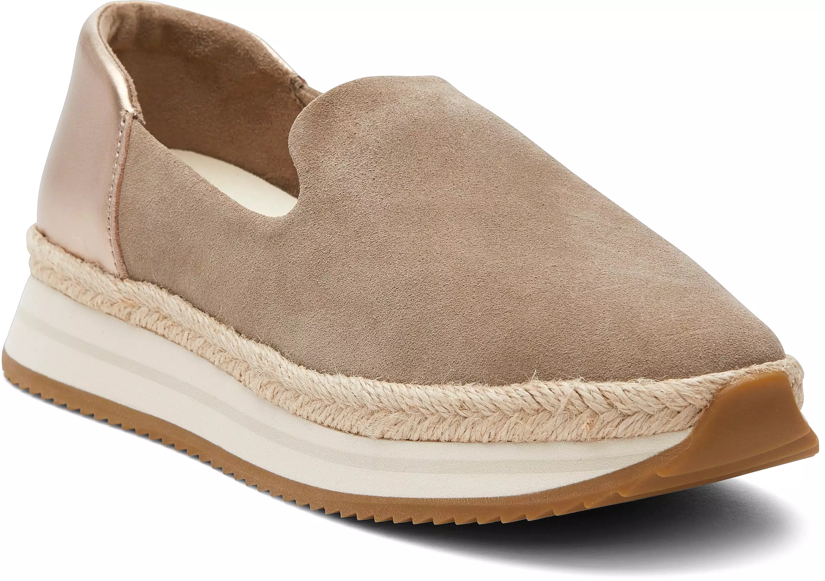 Jocelyn Espadrille Sneaker - Dune Suede/Metallic Leather