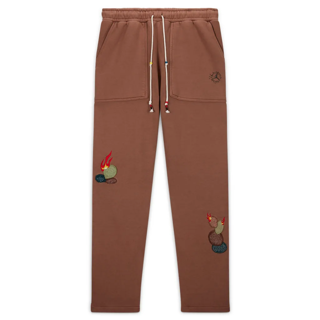 Jordan x Travis Scott Fleece Pants - Archeo Brown