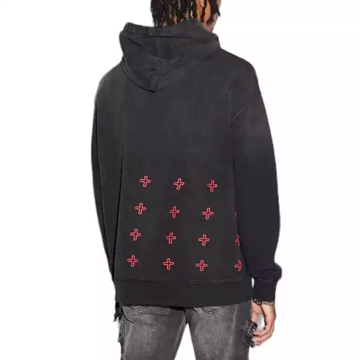 Ksubi 999 Juice Wrld Biggie Hoodie (Jet Black Fade) MJW23FL002