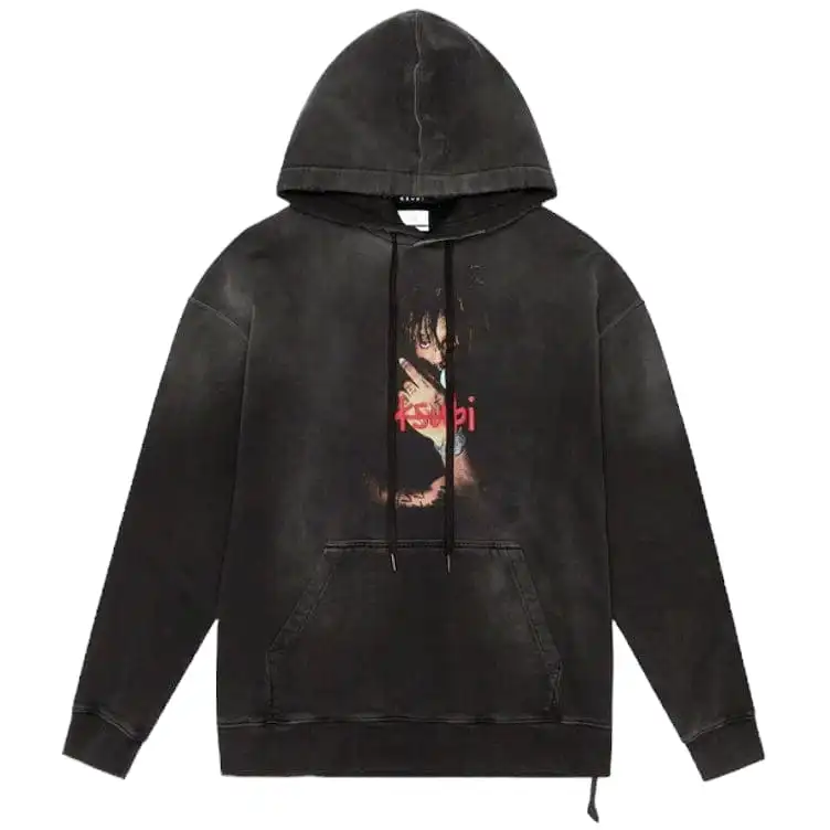 Ksubi 999 Juice Wrld Biggie Hoodie (Jet Black Fade) MJW23FL002