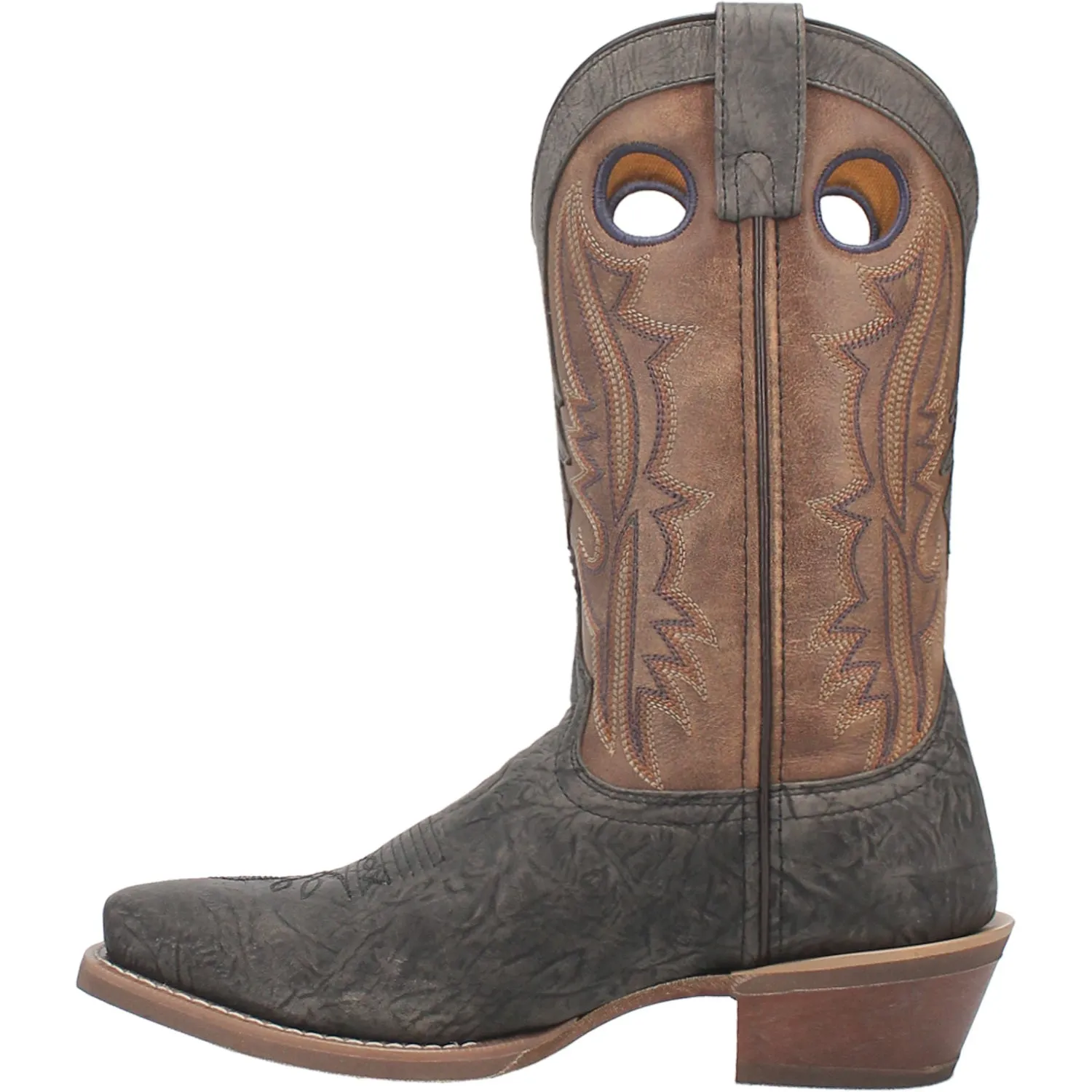 Laredo Mens Walker Grey Leather Western Work Boots