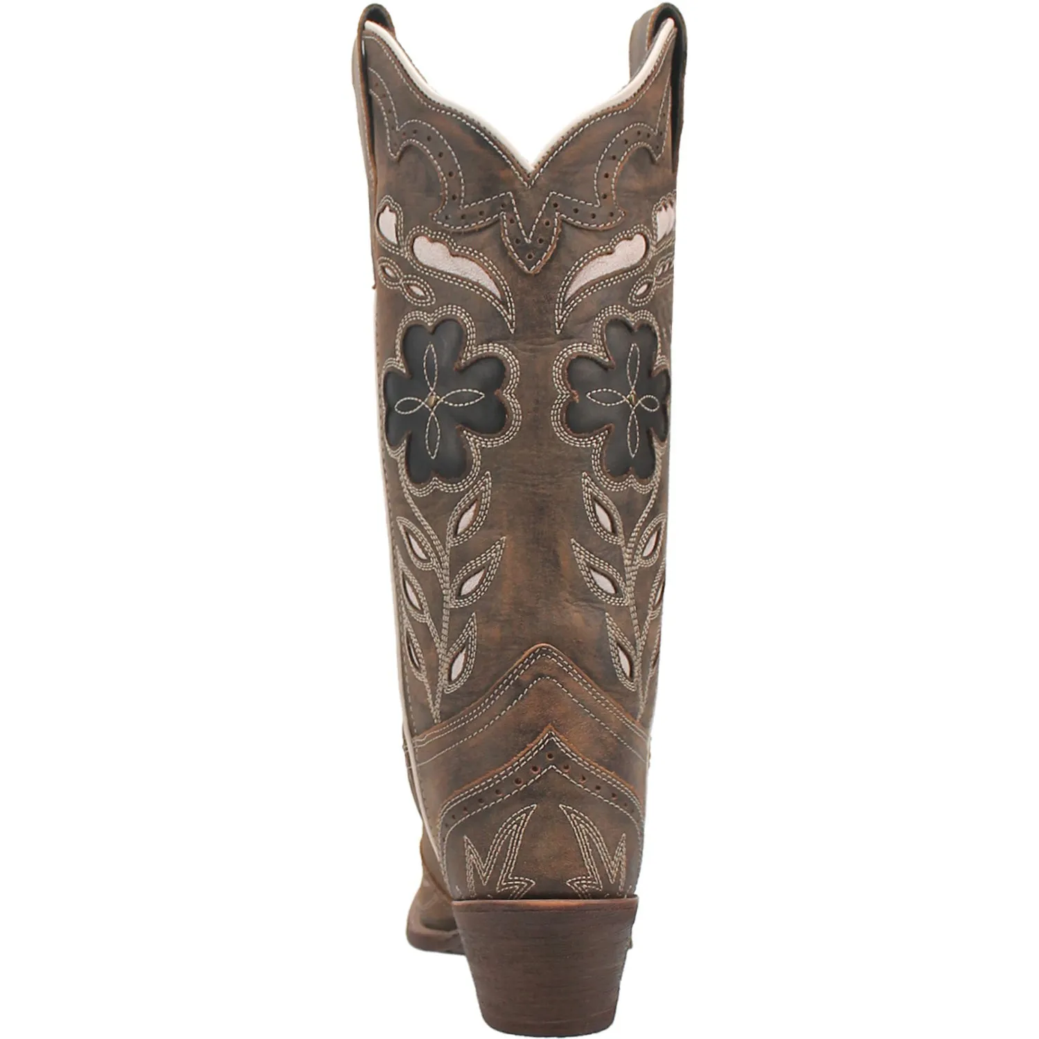 Laredo Womens Zuri Brown Leather Cowboy Boots