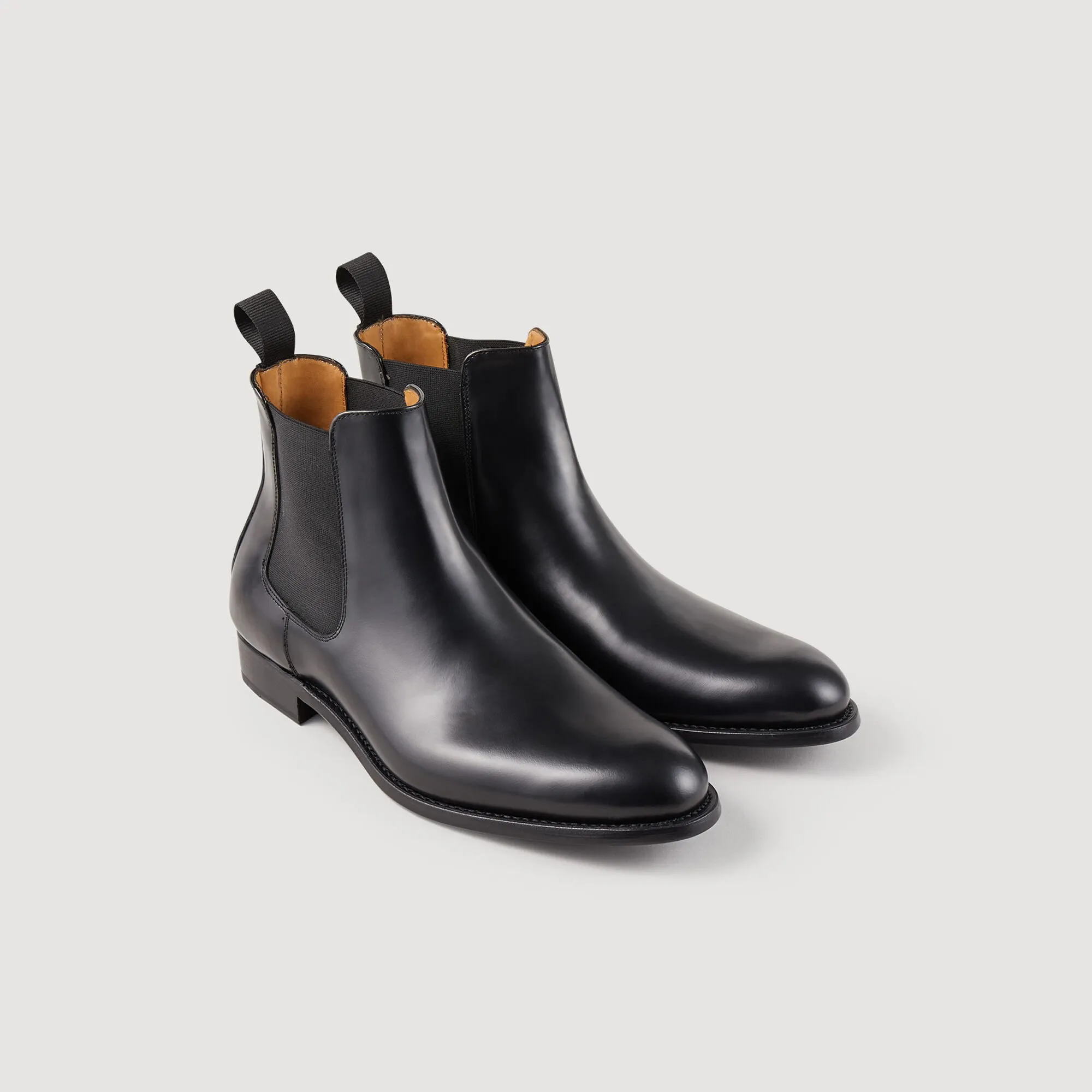 Leather Chelsea ankle boots