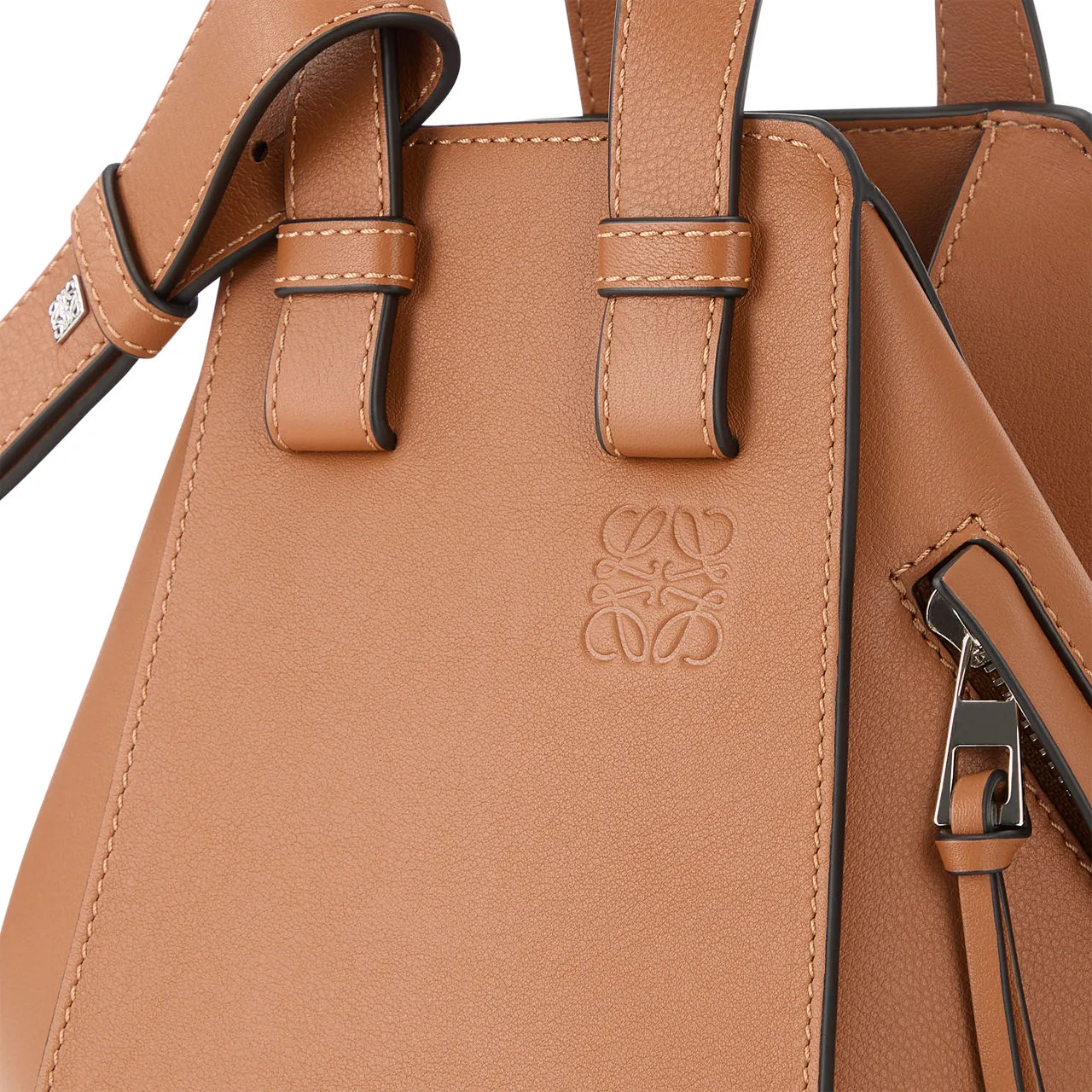 LOEWE Hammock Compact Crossbody Bag - Tan