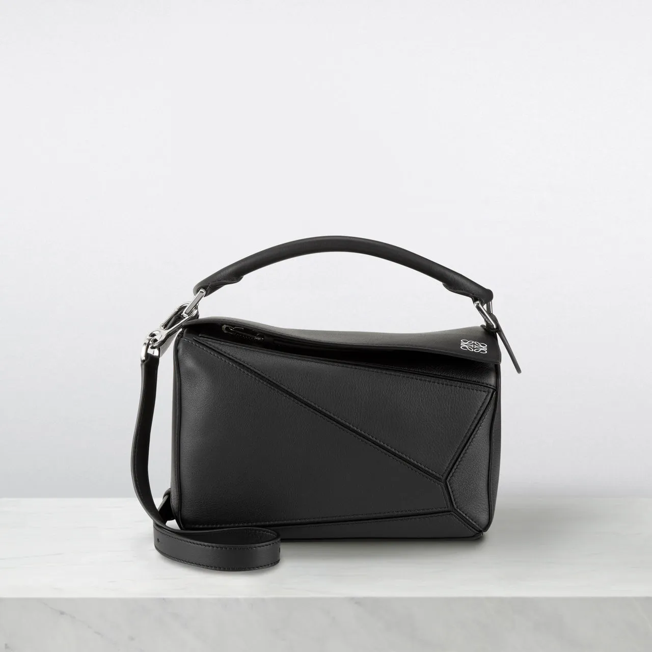 LOEWE Puzzle Small Crossbody Bag - Black