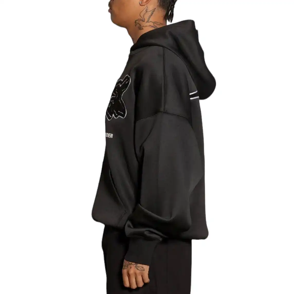 Loiter X The Anti Order Zip Hoodie (Black)